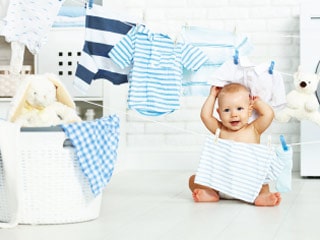 lavanderia roupas de bebe